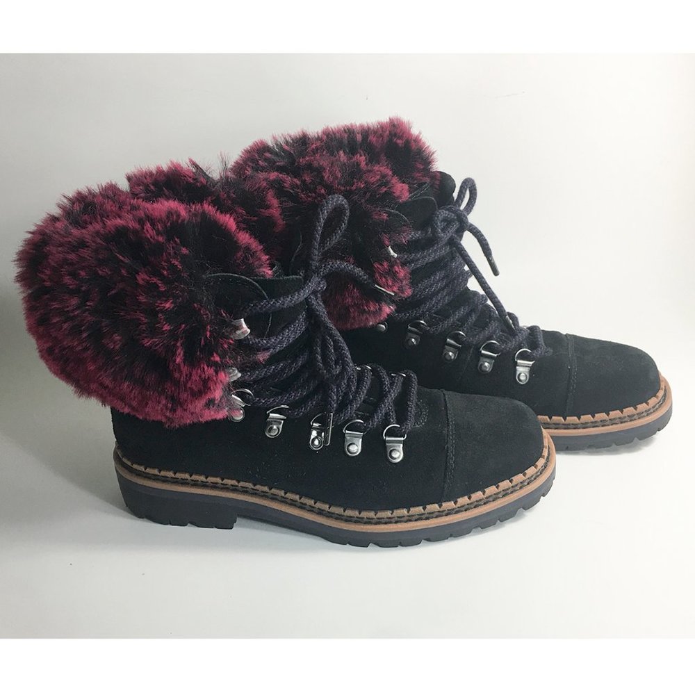 Sam Edelman Bowen Black Suede women Boots-Like New.